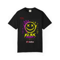 Graphic Tee — Neon Graffiti Smiley "FL3X Fashion"
