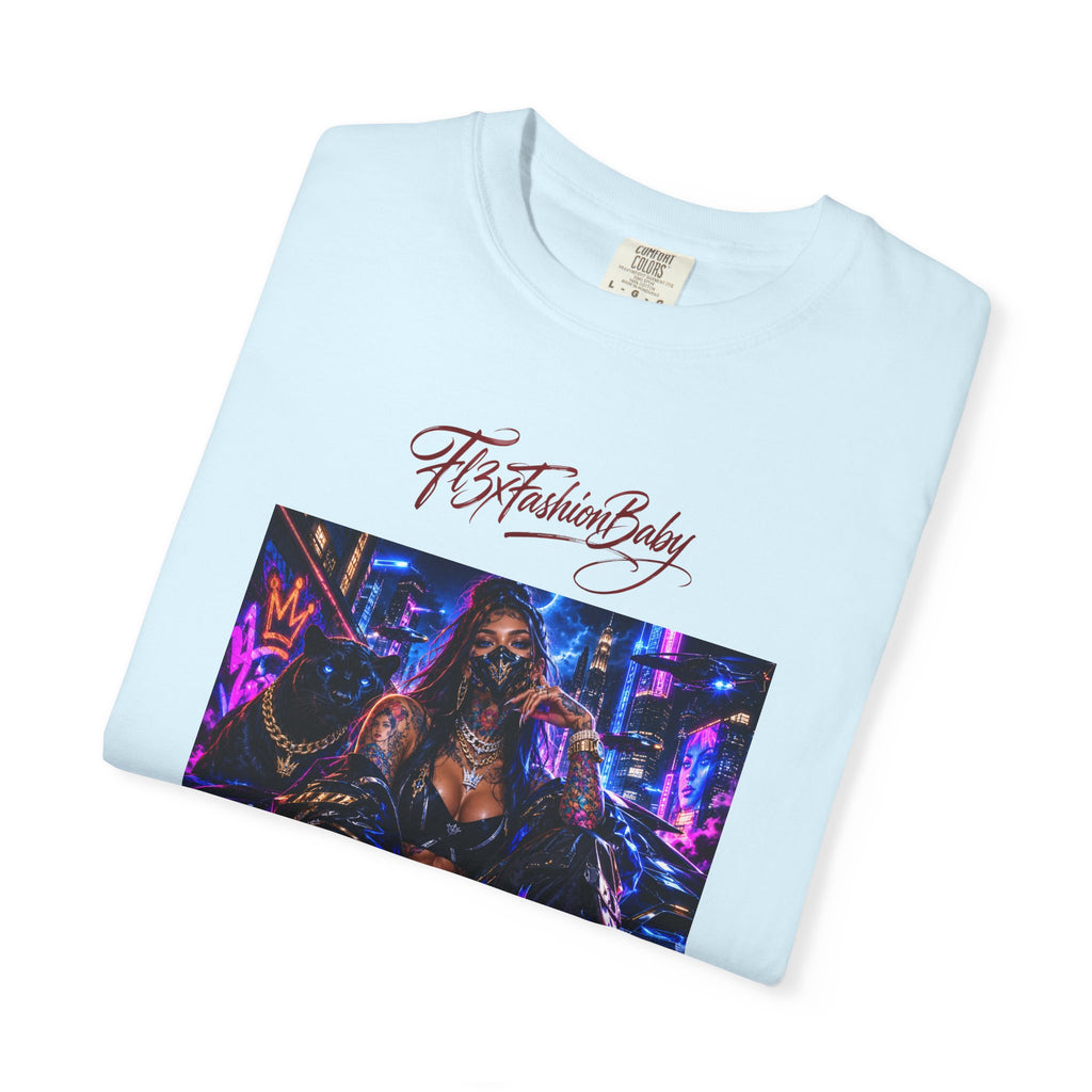 Cyberpunk Nightlife T‑Shirt — “The Fashion Baby” Graphic Tee