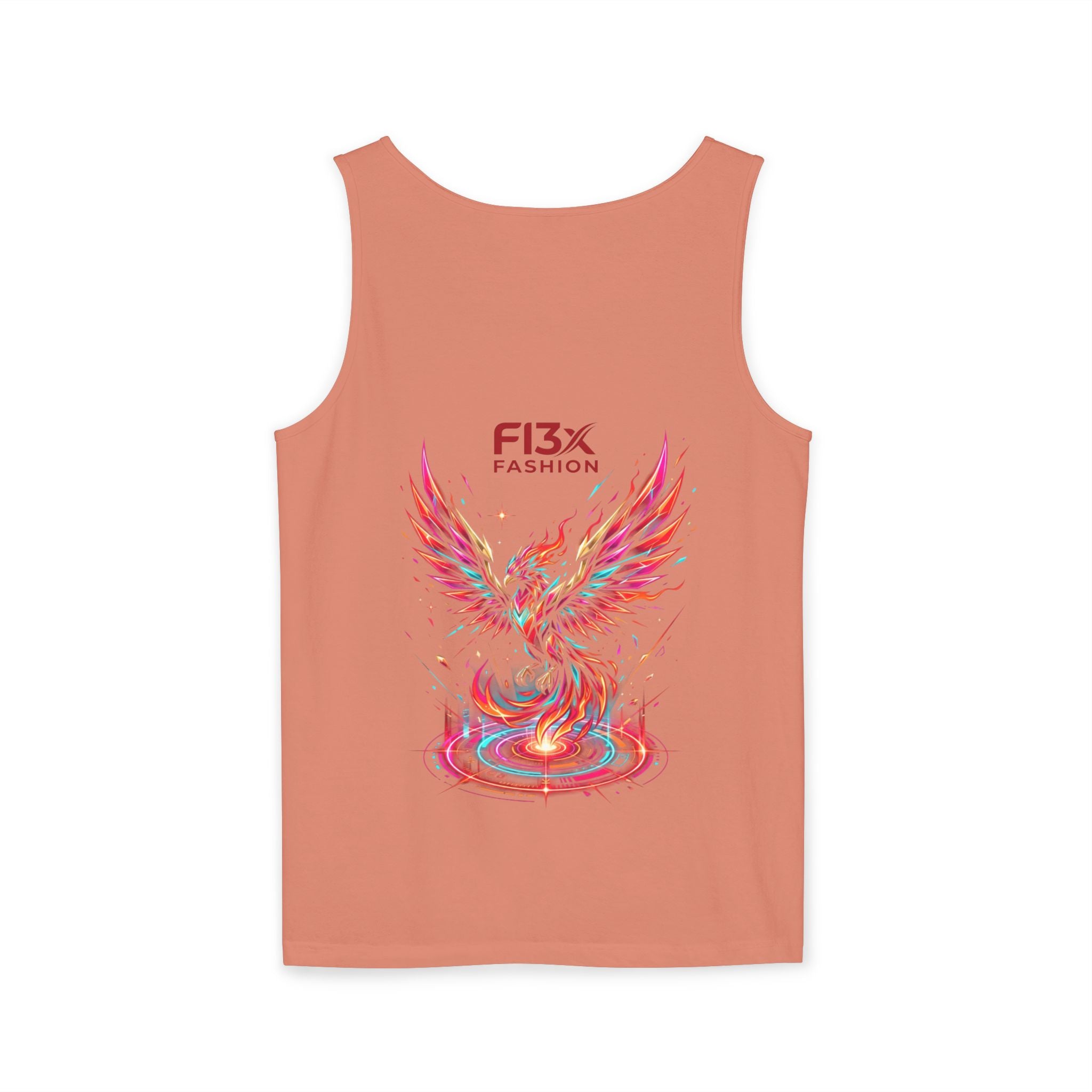 Phoenix Graphic Tank Top — Colorful Rising Firebird Design