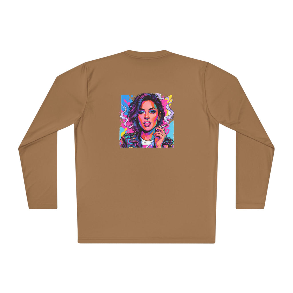 Drag Queen Portrait Long Sleeve Tee — Colorful Pop Art “17” Graphic