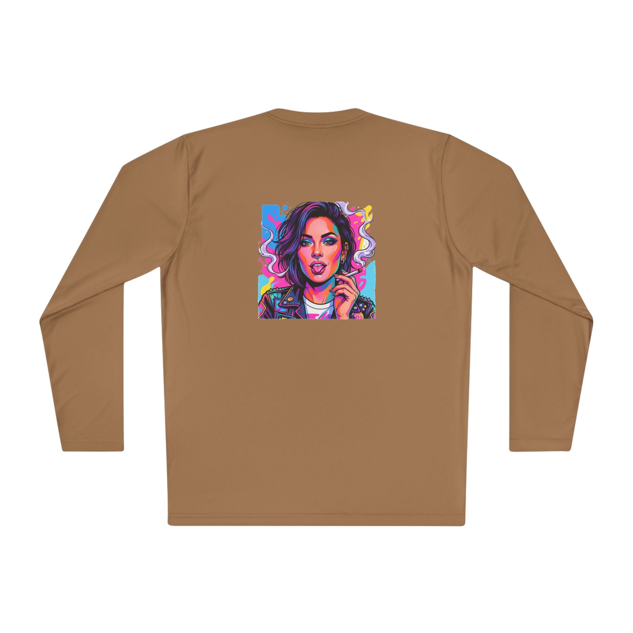 Drag Queen Portrait Long Sleeve Tee — Colorful Pop Art “17” Graphic