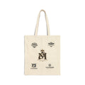 Canvas Tote Bag — Minimal Monogram Logos Cotton Shopper