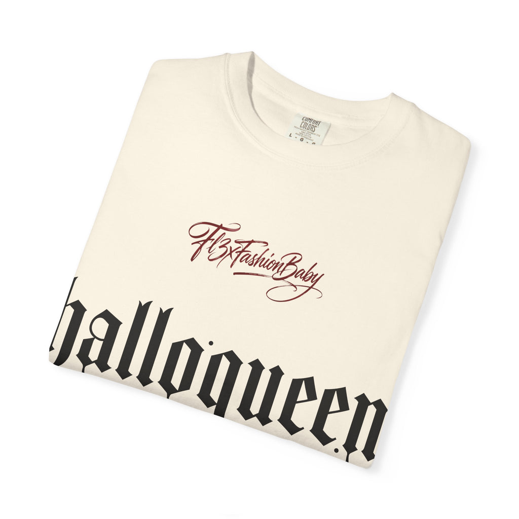 Halloqueen Graphic Tee — Gothic Halloween Party Shirt