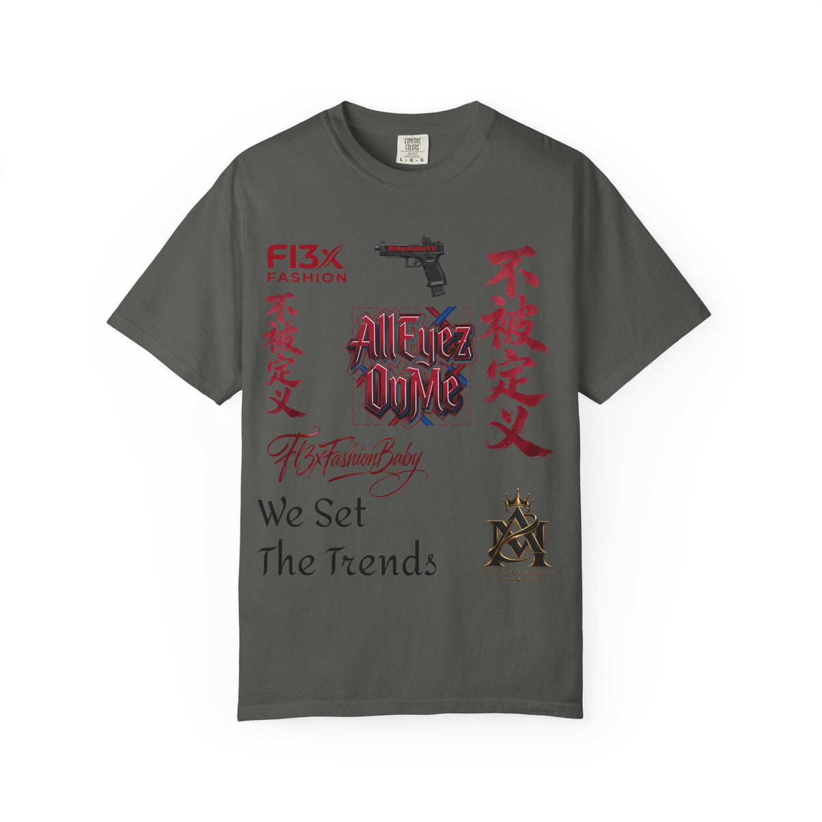 Graphic Tee — Asian Calligraphy & Streetwear Logo T-Shirt