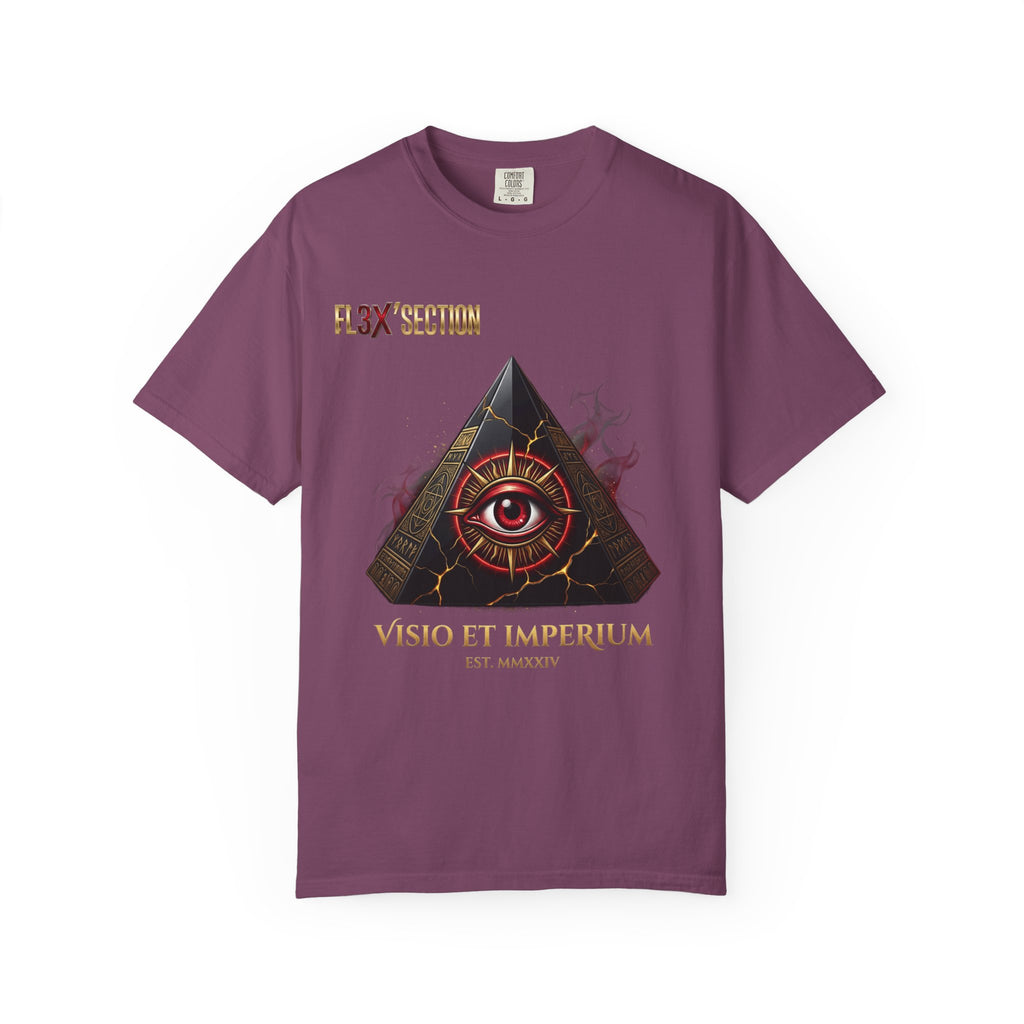 All-Seeing Eye Pyramid T-Shirt — "Visio Et Imperium" Graphic Tee