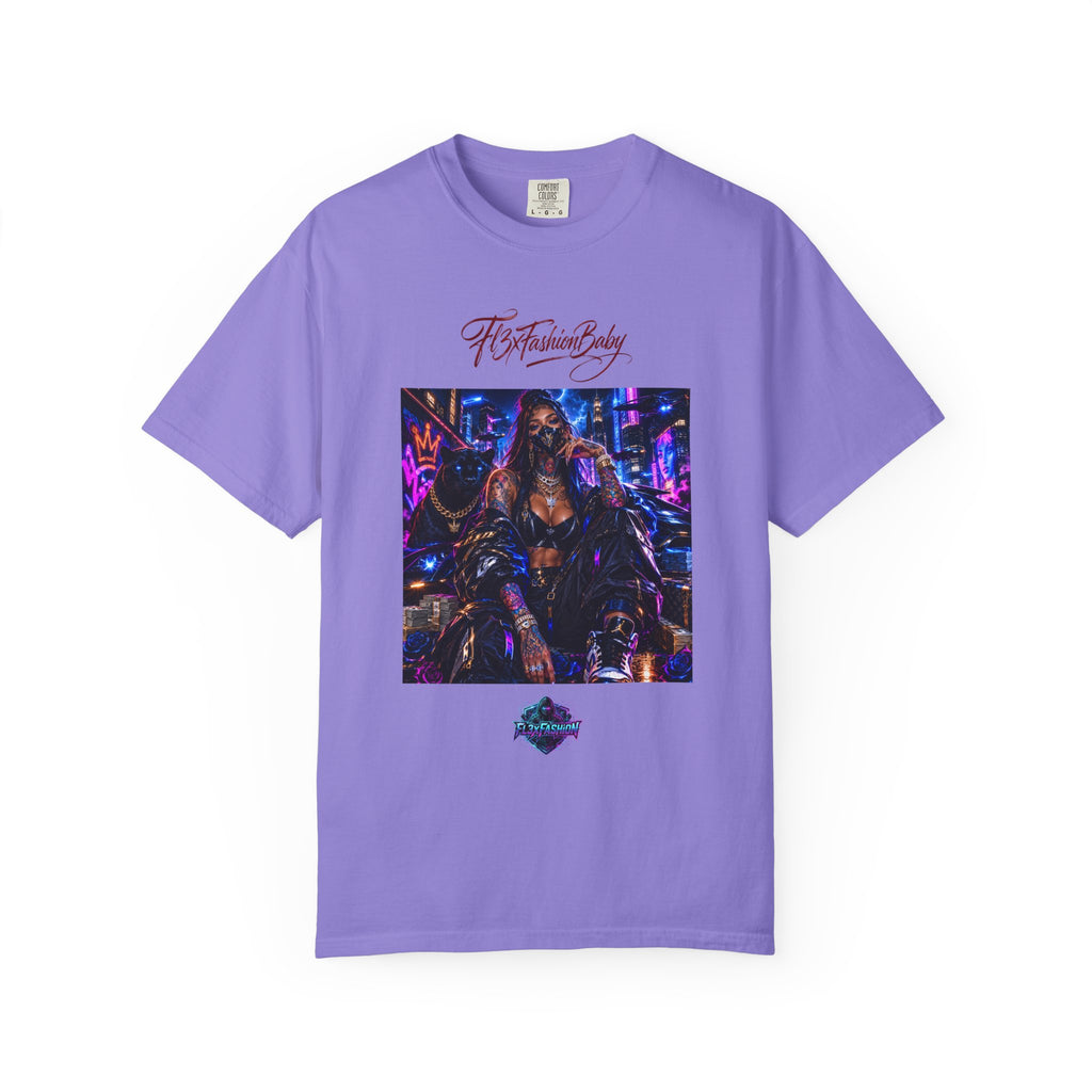 Cyberpunk Nightlife T‑Shirt — “The Fashion Baby” Graphic Tee