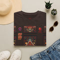 T-Shirt — Retro Cosmic Tarot Graphic with '17' Mystic Symbols