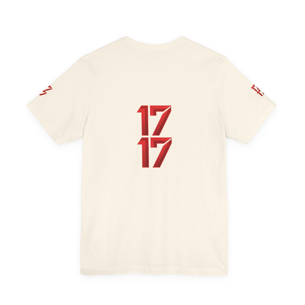 Stay Krazi Graffiti Tee — Red 17 Streetwear T‑Shirt