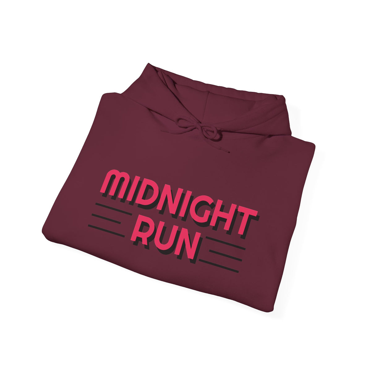 Midnight Run Hoodie — Graphic Streetwear Pullover with Sleeve Prints