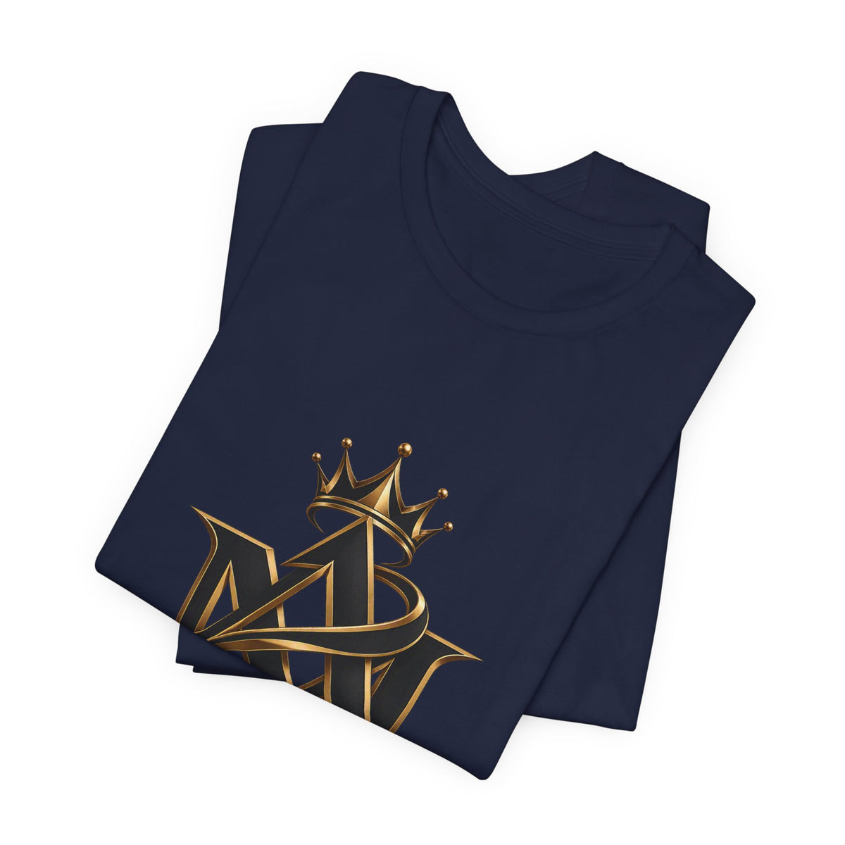 Crown Monogram Logo Tee — FL3XFASHION Graphic T-Shirt