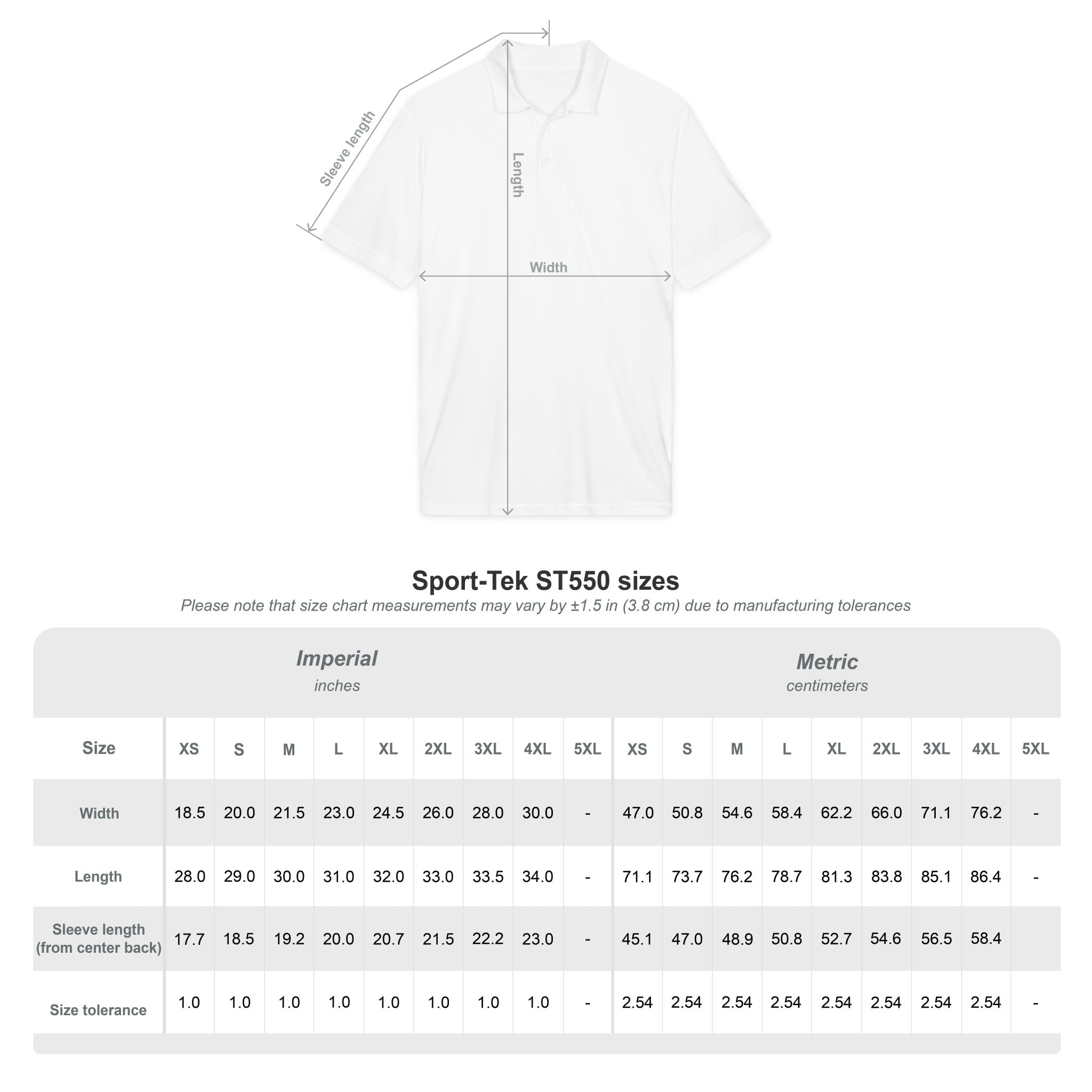 Embroidered Wave Logo Polo Shirt — Breathable Performance Golf & Work Polo