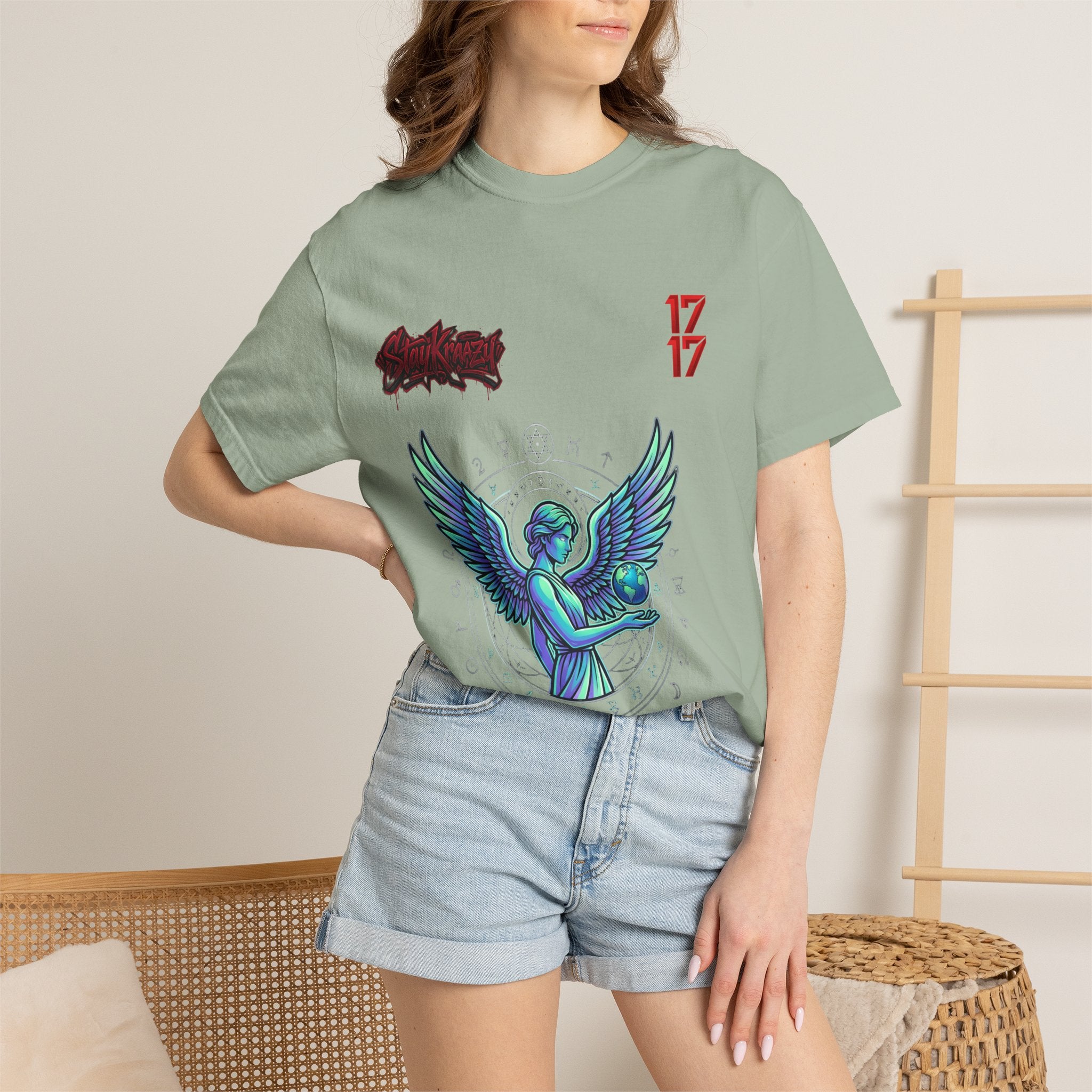 Angel & Devil Graphic T-Shirt — '24 Hours To Live' Streetwear