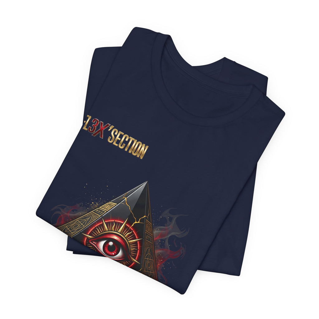 Occult Eye Pyramid Tee — "Visio et Imperium" Graphic T-Shirt
