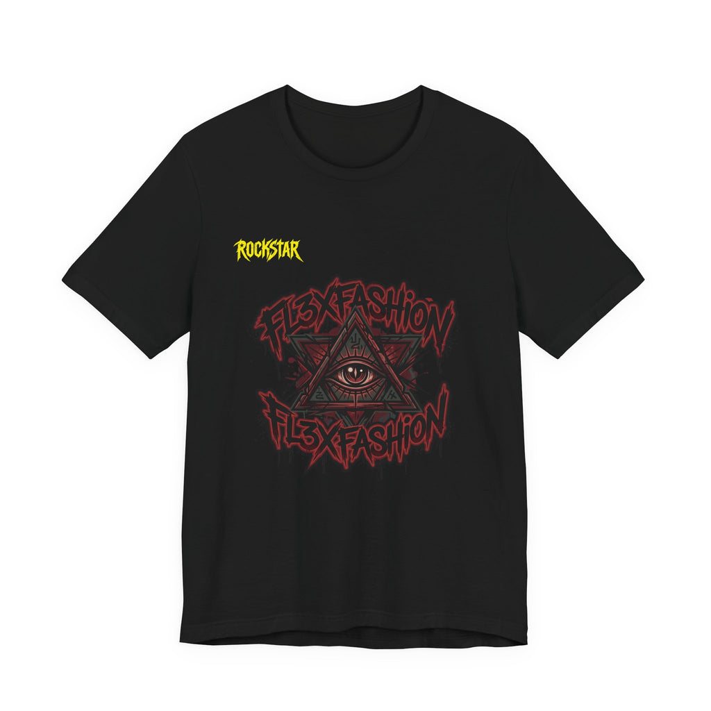 Graphic Tee — 'Flex Fashion' All-Seeing Eye Streetwear T-Shirt