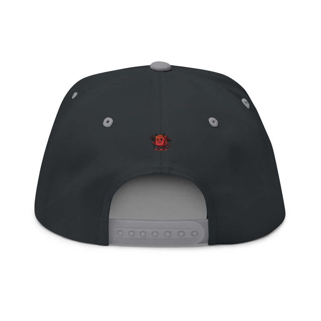 Embroidered Phoenix Flat Bill Cap — F13X Fashion Streetwear Snapback