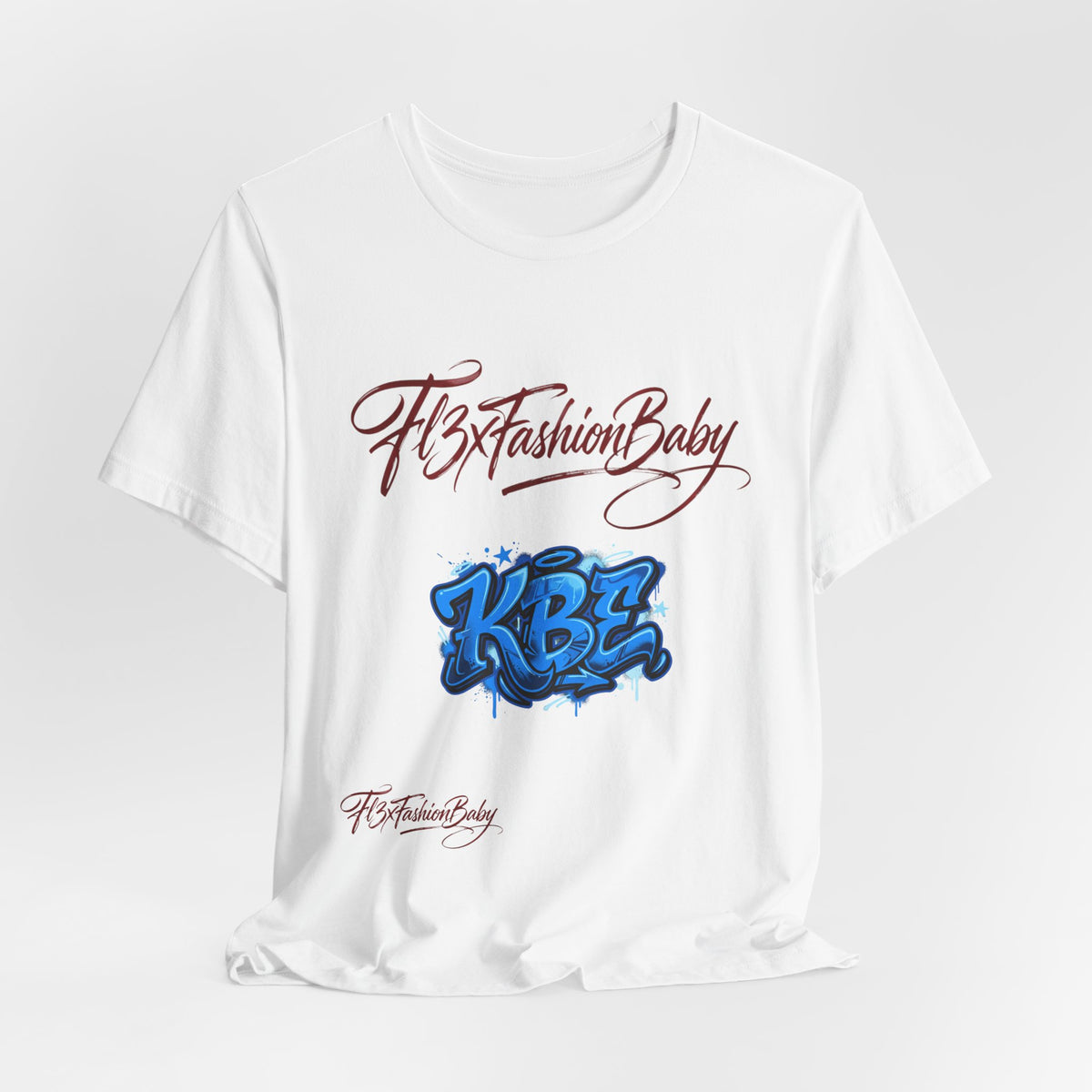 KBZ Graffiti Logo Tee — FBxFashionBaby Script Graphic T-Shirt