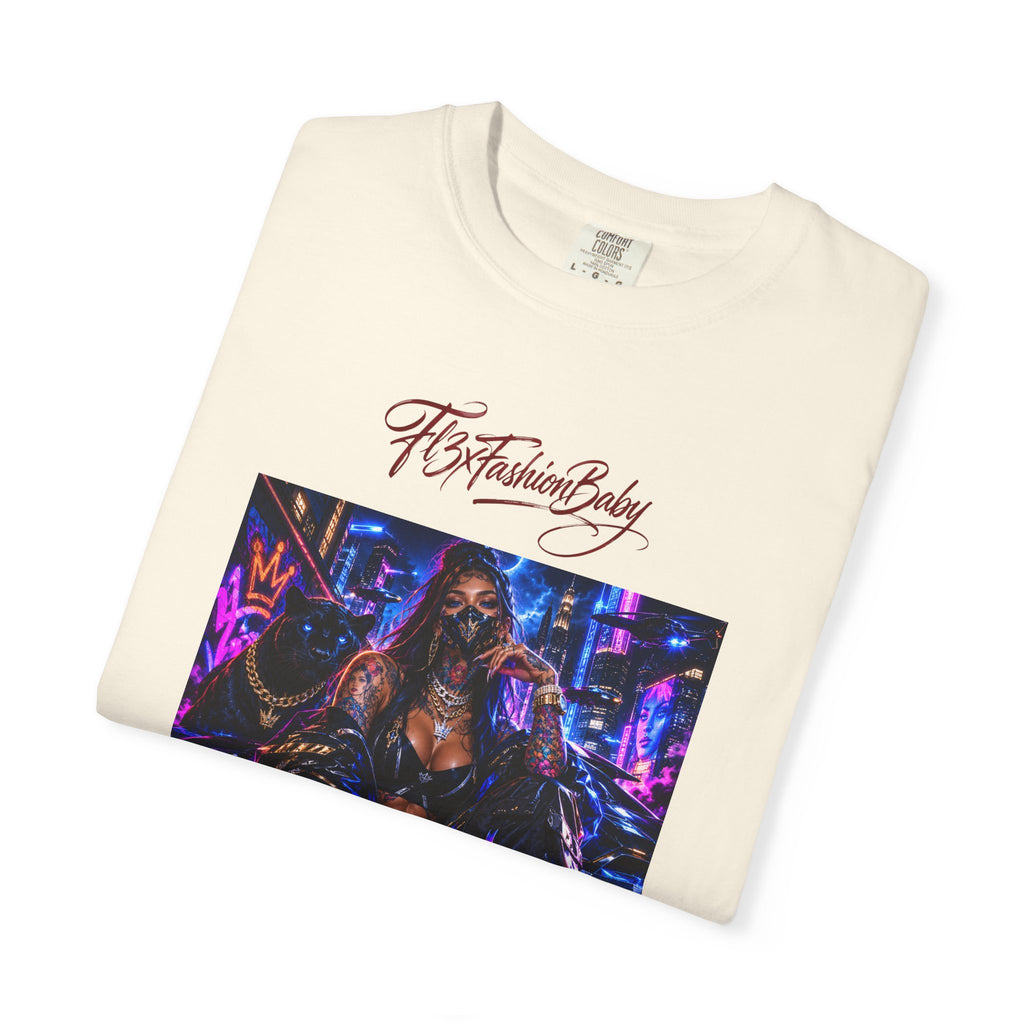 Cyberpunk Nightlife T‑Shirt — “The Fashion Baby” Graphic Tee