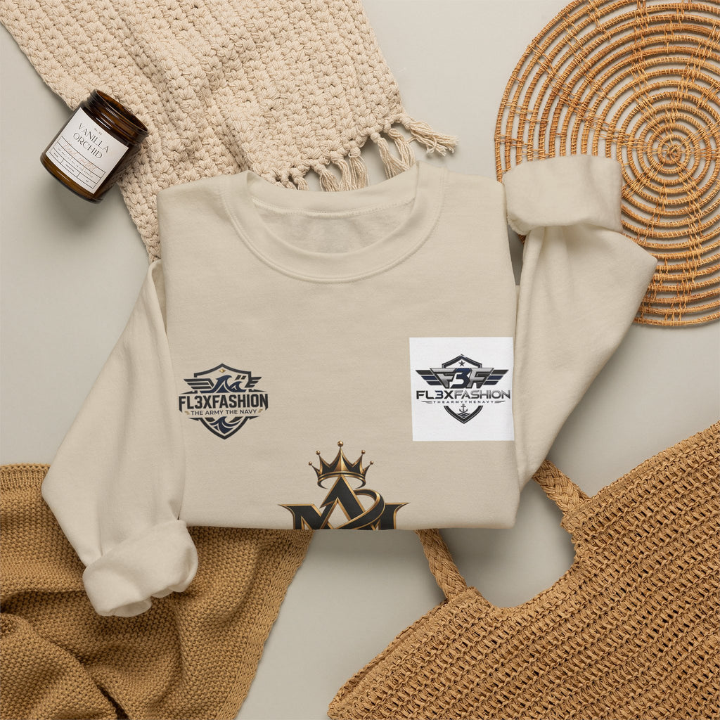 Logo Patch Crewneck Sweatshirt — Minimal Streetwear Brand Logos