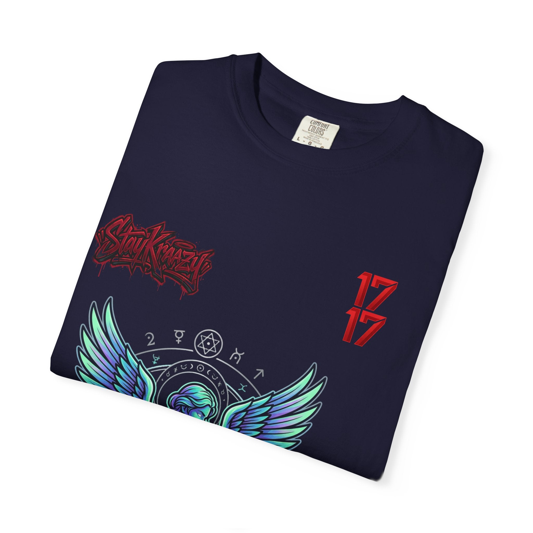 Angel & Devil Graphic T-Shirt — '24 Hours To Live' Streetwear