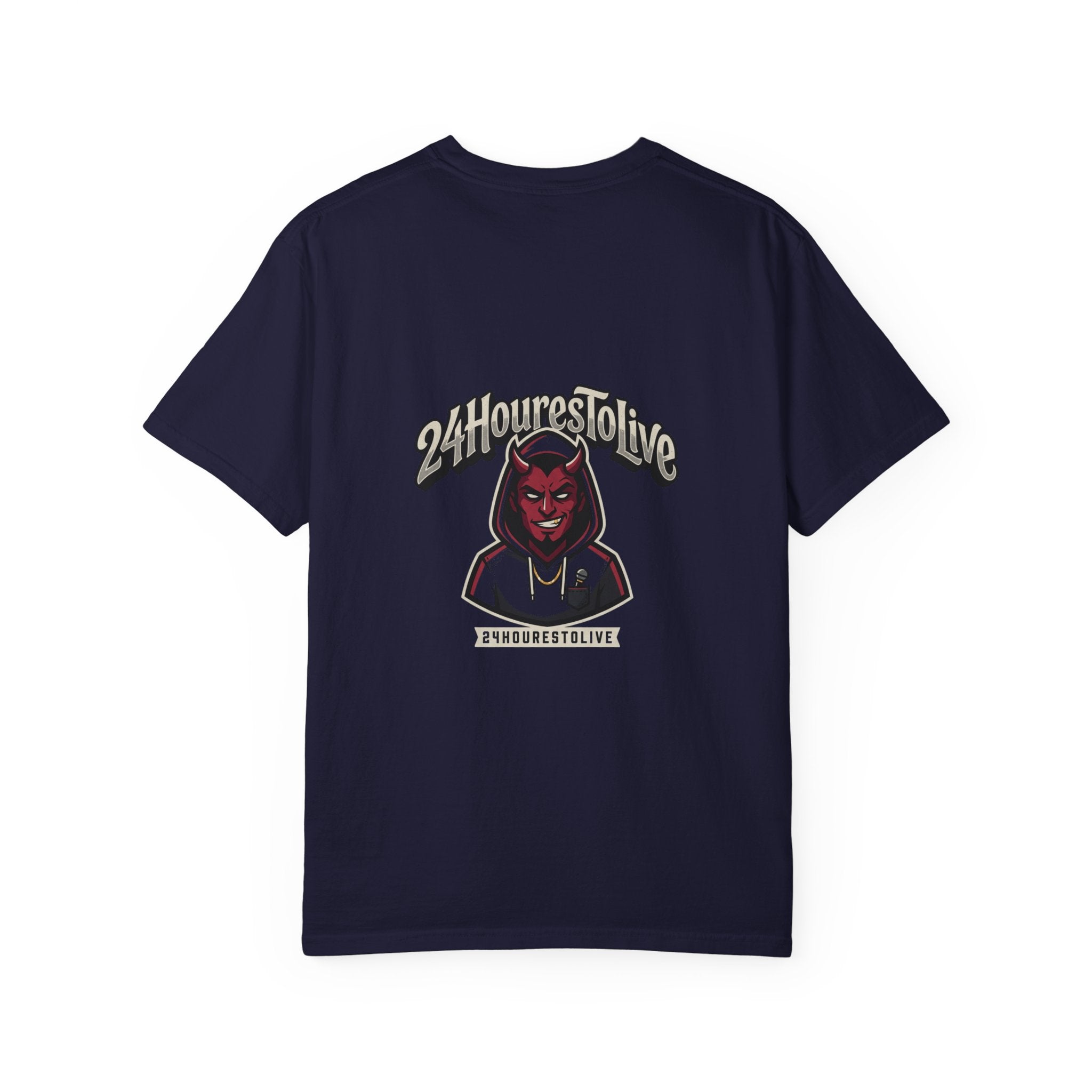 Angel & Devil Graphic T-Shirt — '24 Hours To Live' Streetwear