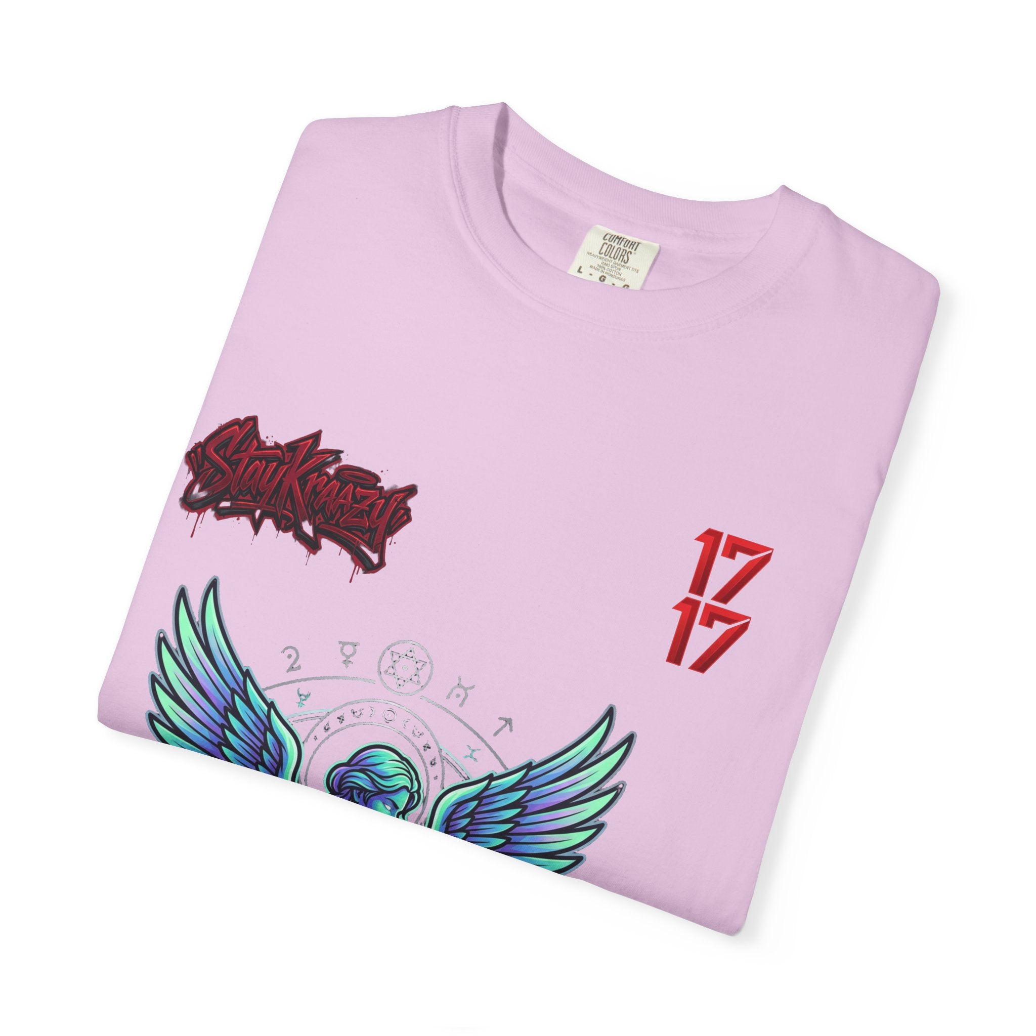 Angel & Devil Graphic T-Shirt — '24 Hours To Live' Streetwear