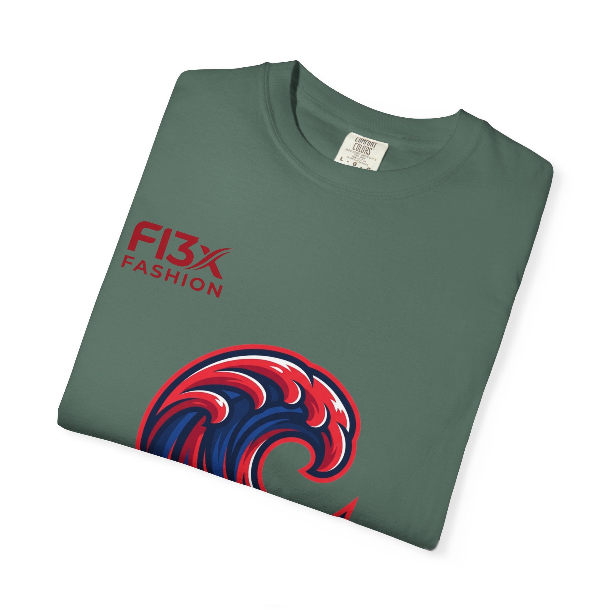 Wave Emblem T-Shirt — 'I'm A Soldier' Graphic Crew Tee