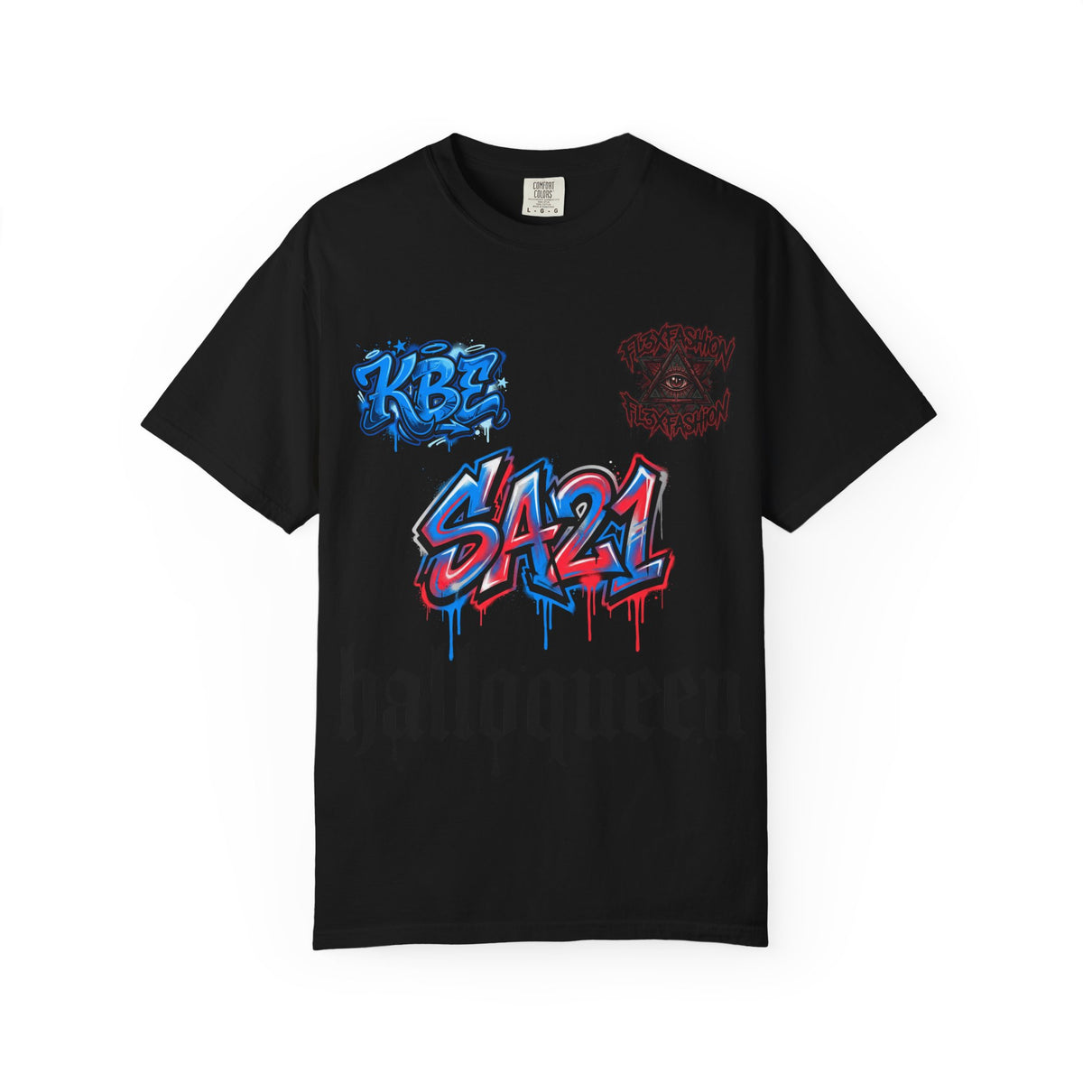 Halloqueen SA21 Graffiti T-Shirt — Streetwear Rockstar Tee