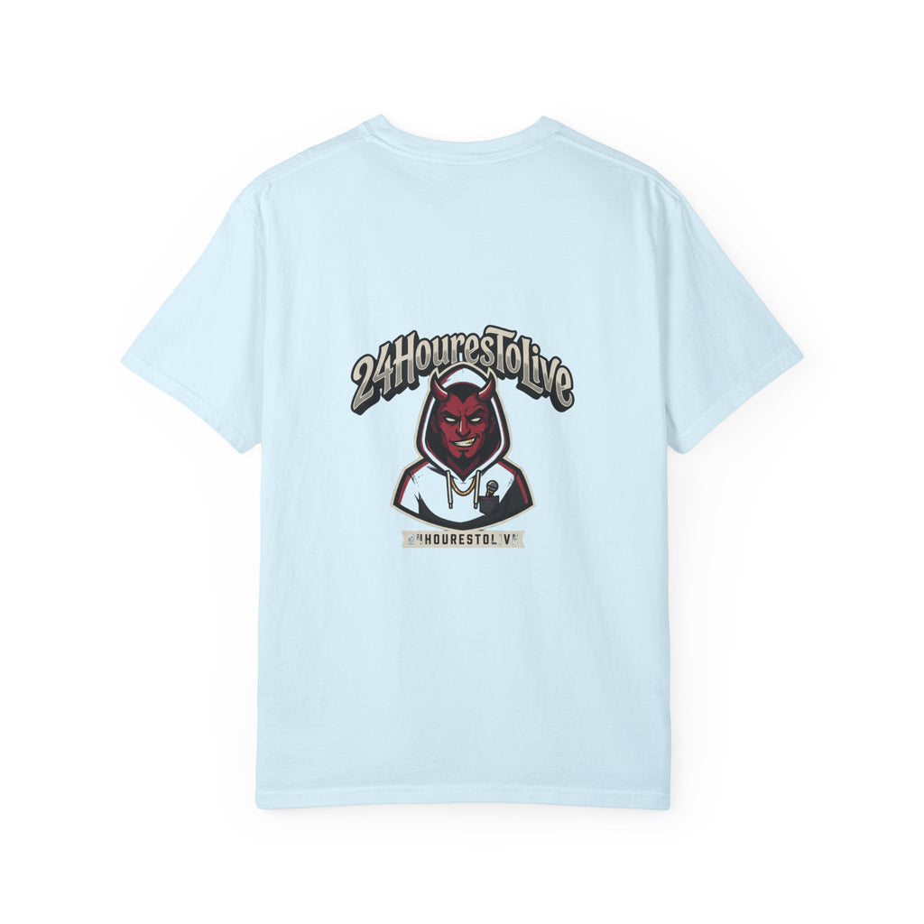 Angel & Devil Graphic T-Shirt — '24 Hours To Live' Streetwear