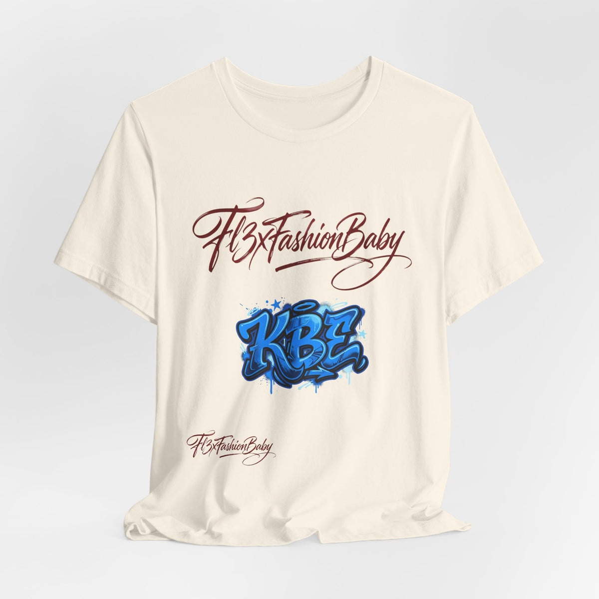 KBZ Graffiti Logo Tee — FBxFashionBaby Script Graphic T-Shirt