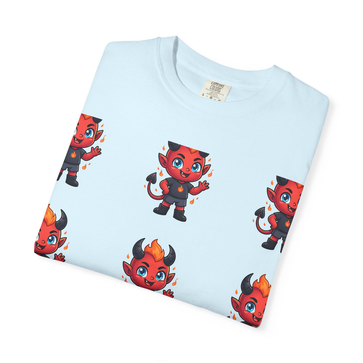 Illuminati Israel Pyramid T-Shirt with Devil Character Pattern