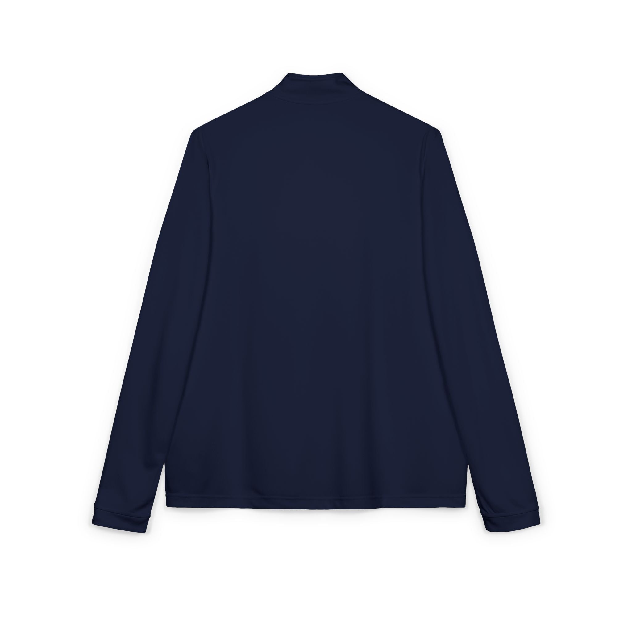 Embroidered adidas Quarter-Zip Pullover – Lightweight White Performance Top