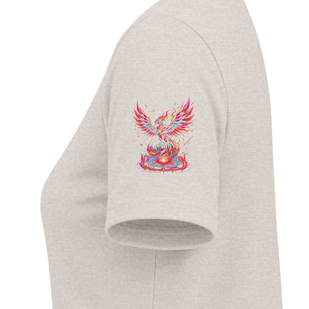 Women's V-Neck Tee — 'F13x Fashion' Floral Logo & Devil Graphic