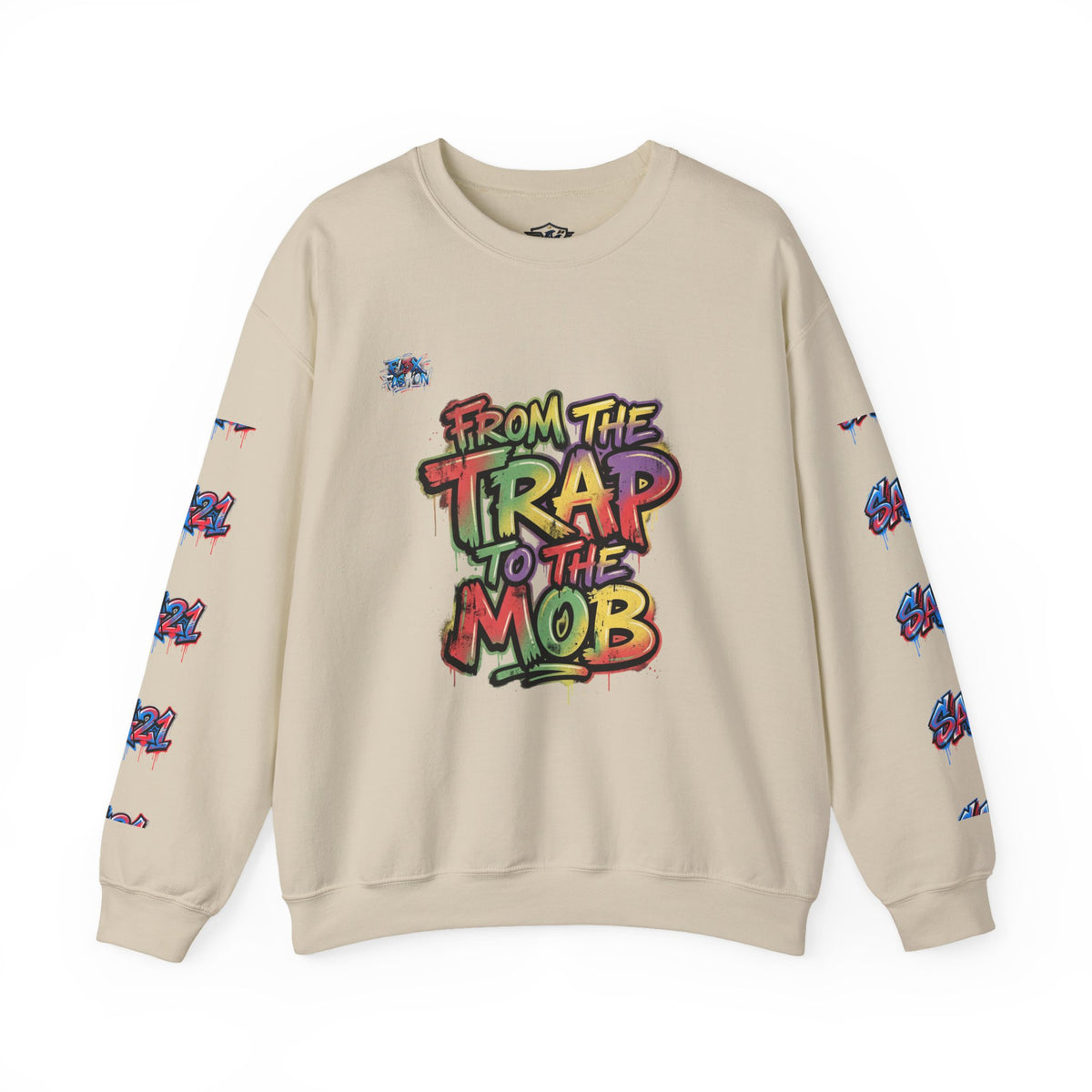 Graffiti "From the Trap to the Mob" Crewneck Sweatshirt
