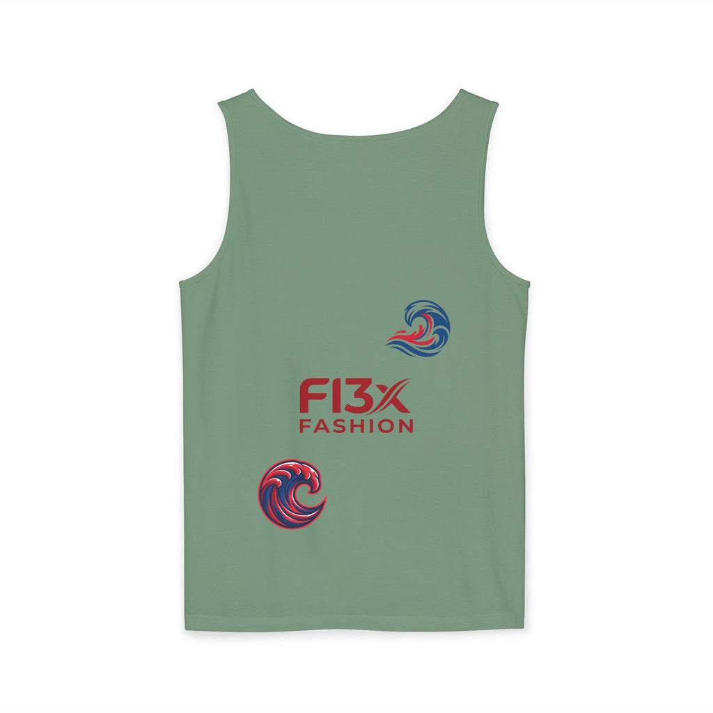 Graphic Tank Top — Colorful Street Art & Drip Logo Design