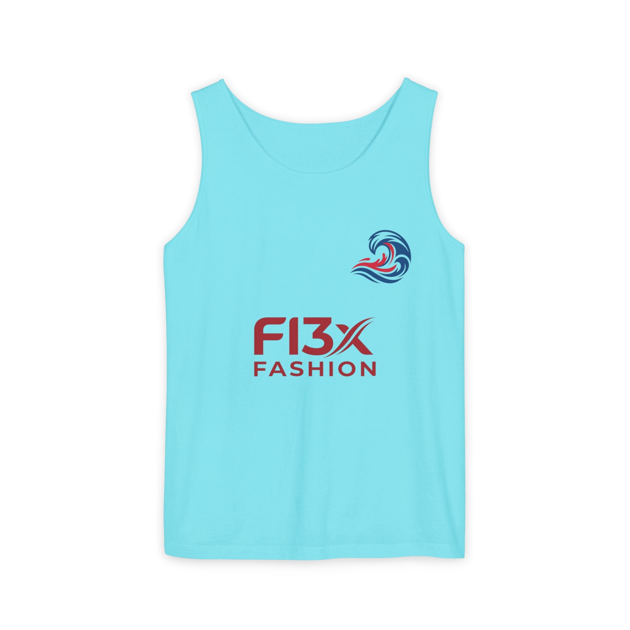 Graphic Tank Top - Colorful Cosmic Woman Illustration