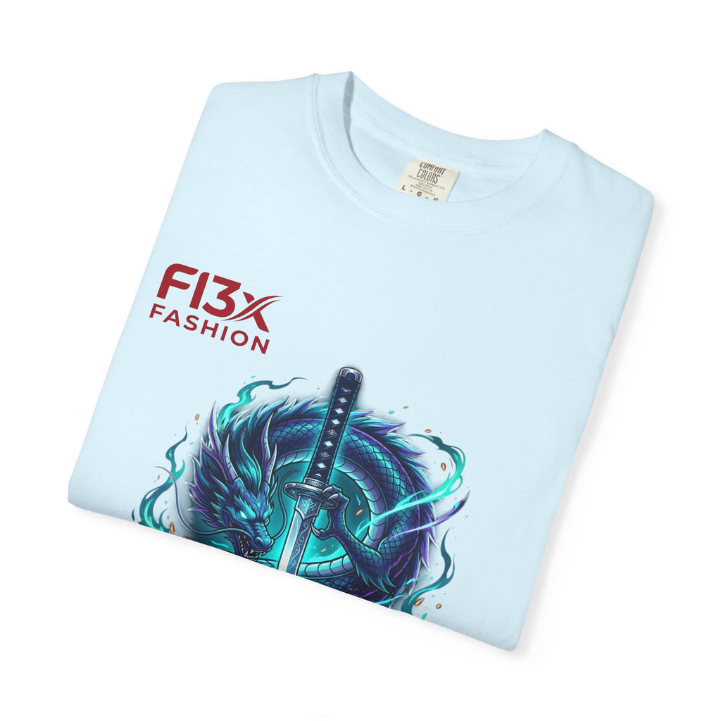 Dragon Katana T-Shirt — Neon Samurai Sword Graphic Tee (17/17)