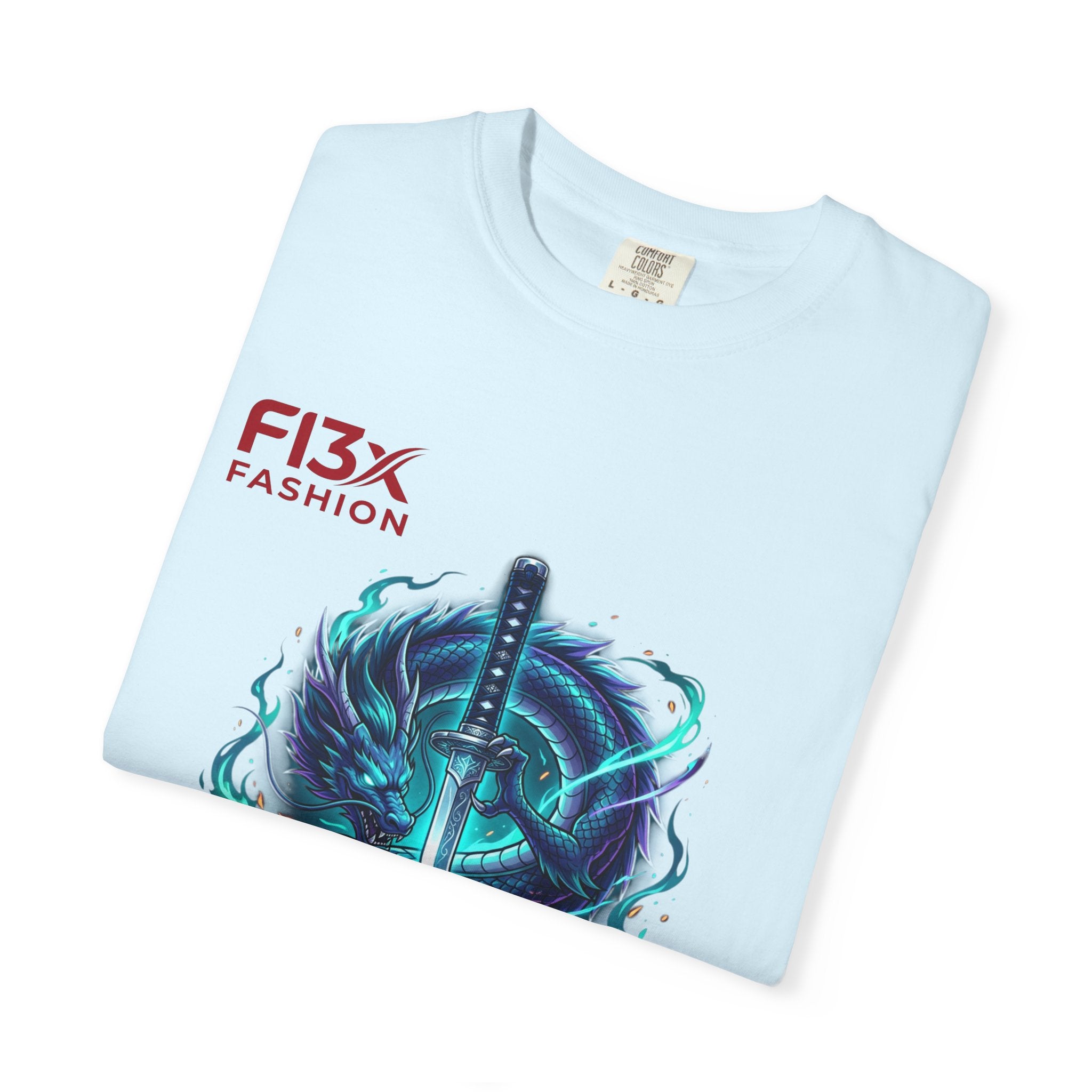 Dragon Katana T-Shirt — Neon Samurai Sword Graphic Tee (17/17)