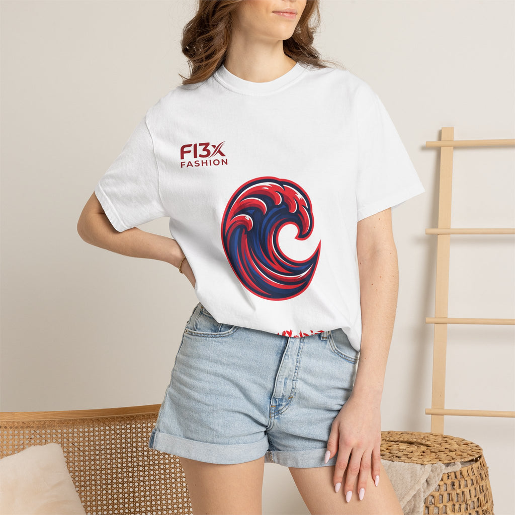 Wave Emblem T-Shirt — 'I'm A Soldier' Graphic Crew Tee