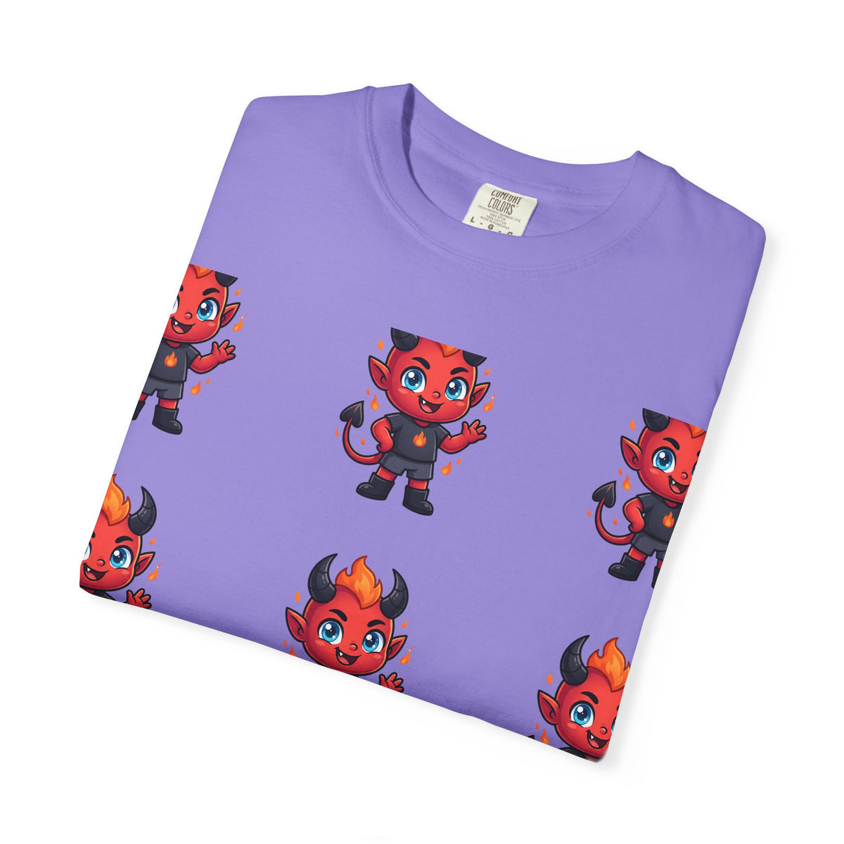 Illuminati Israel Pyramid T-Shirt with Devil Character Pattern