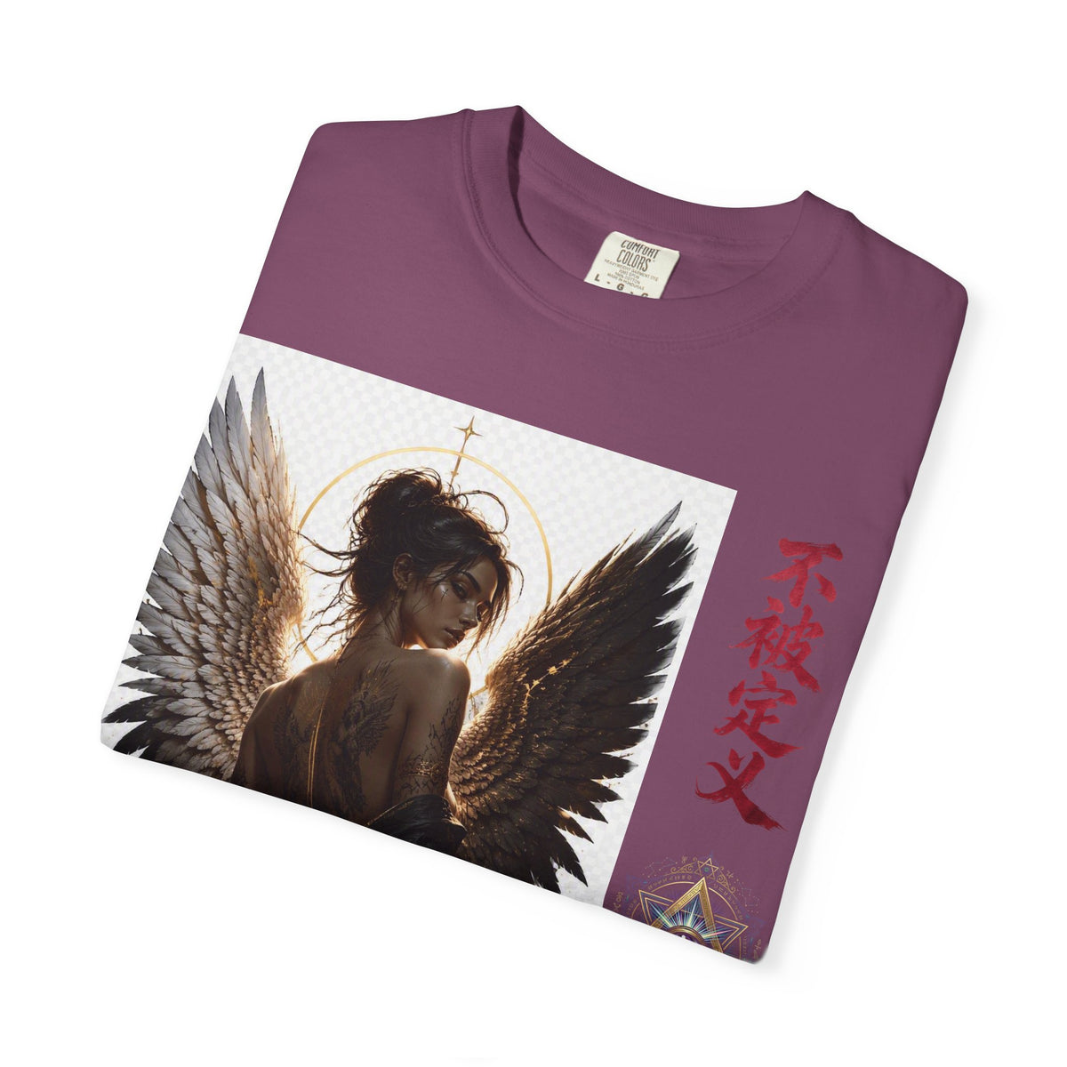 Angel Wings Graphic Tee — "FL3XFASHION" Gothic Streetwear T-Shirt