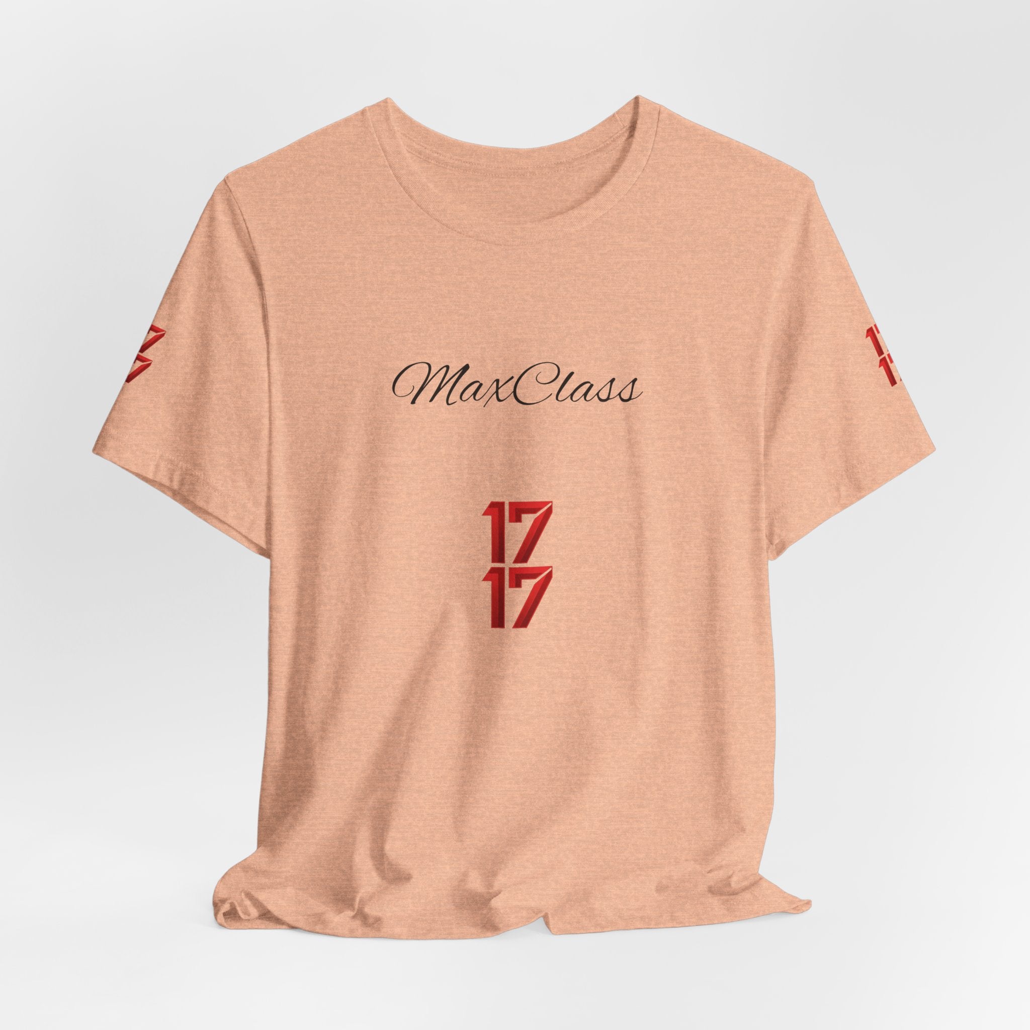 MaxClass '17' Graphic Tee — Minimal Script Logo T-Shirt
