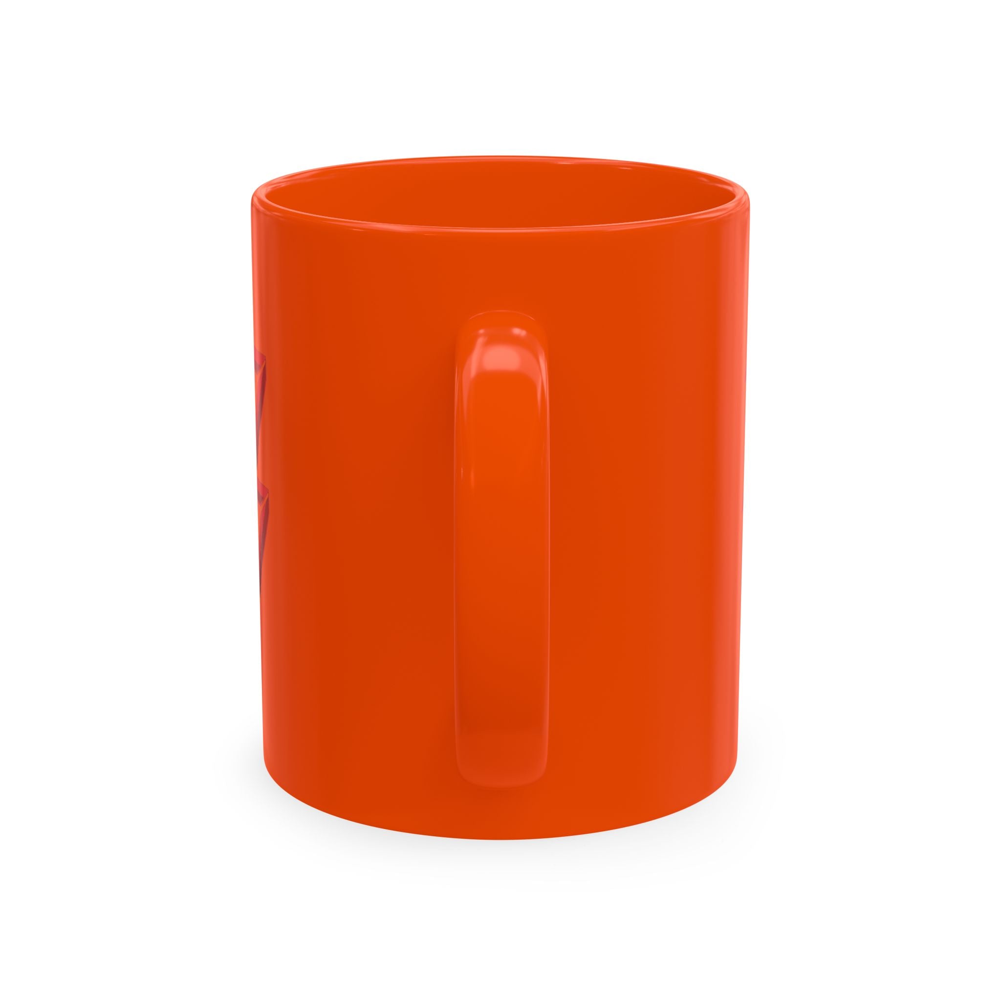Ceramic Mug — Mystic Third Eye Pyramid Design with 7/17 Red Numerals