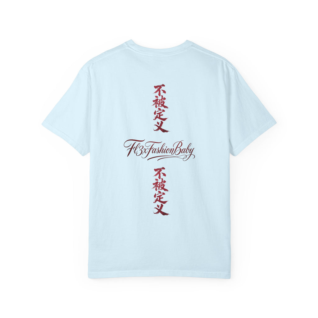 Graphic T-Shirt — Urban Asian-Inspired Logo Tee with Kanji & Devil Icon