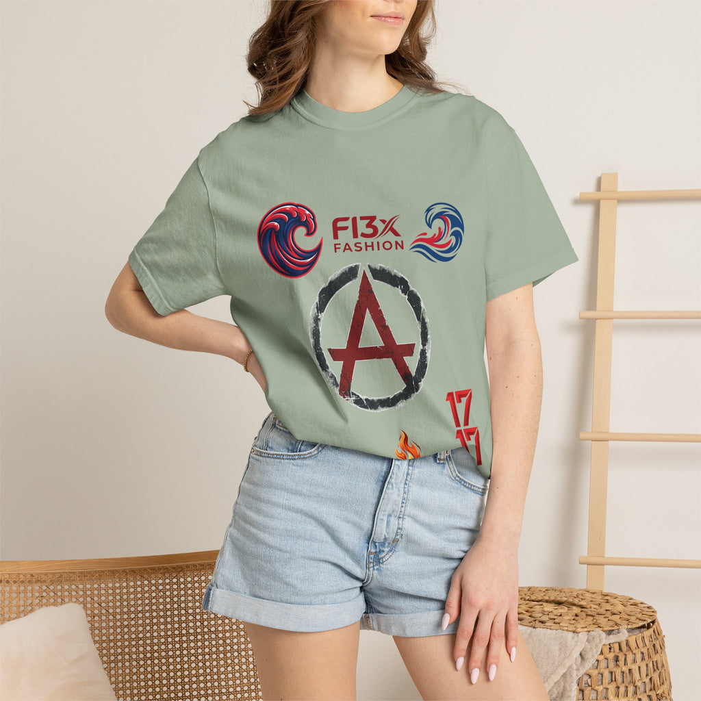 Graphic T-Shirt — 'Just Be You' FI3x Fashion Wave Logo Tee