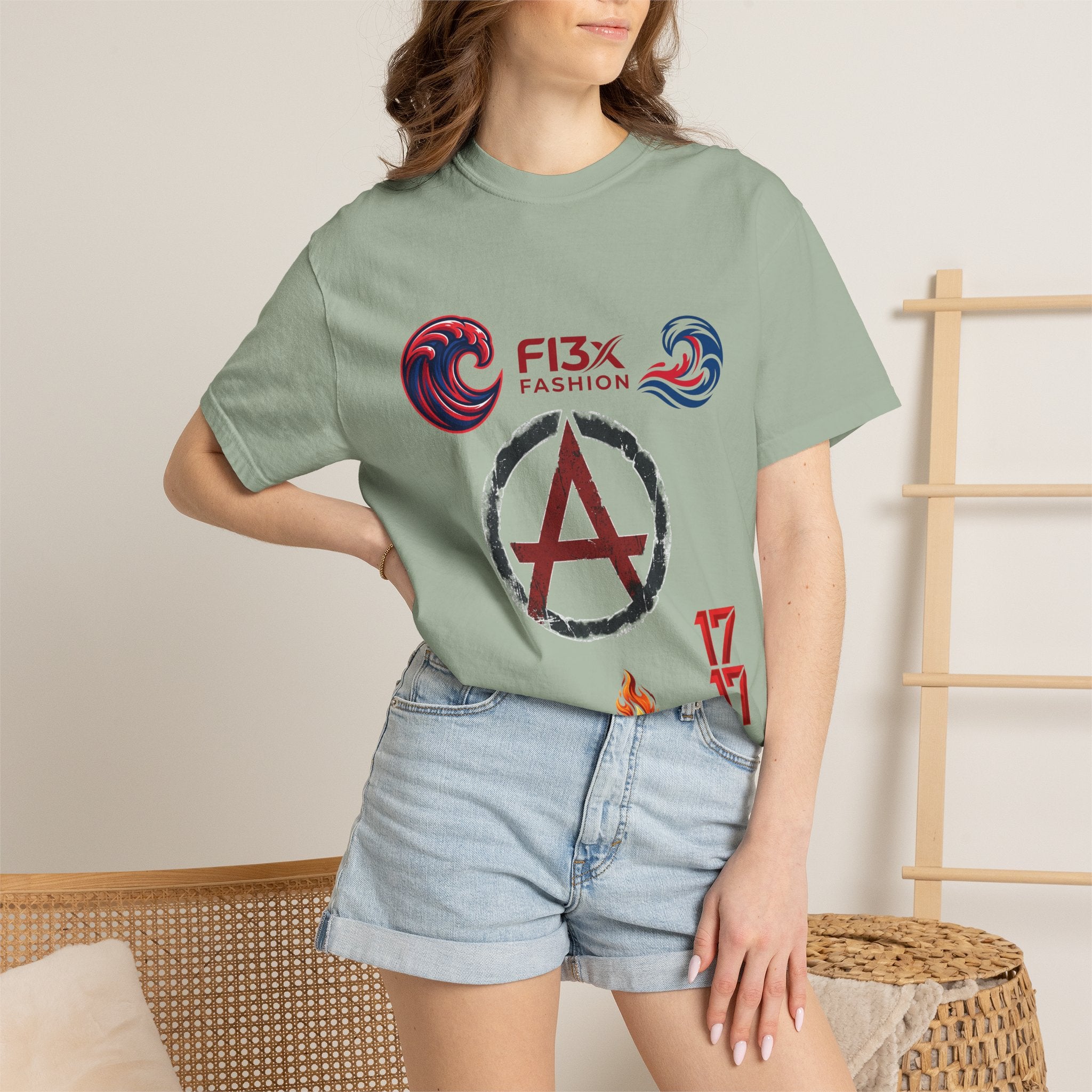 Graphic T-Shirt — 'Just Be You' FI3x Fashion Wave Logo Tee