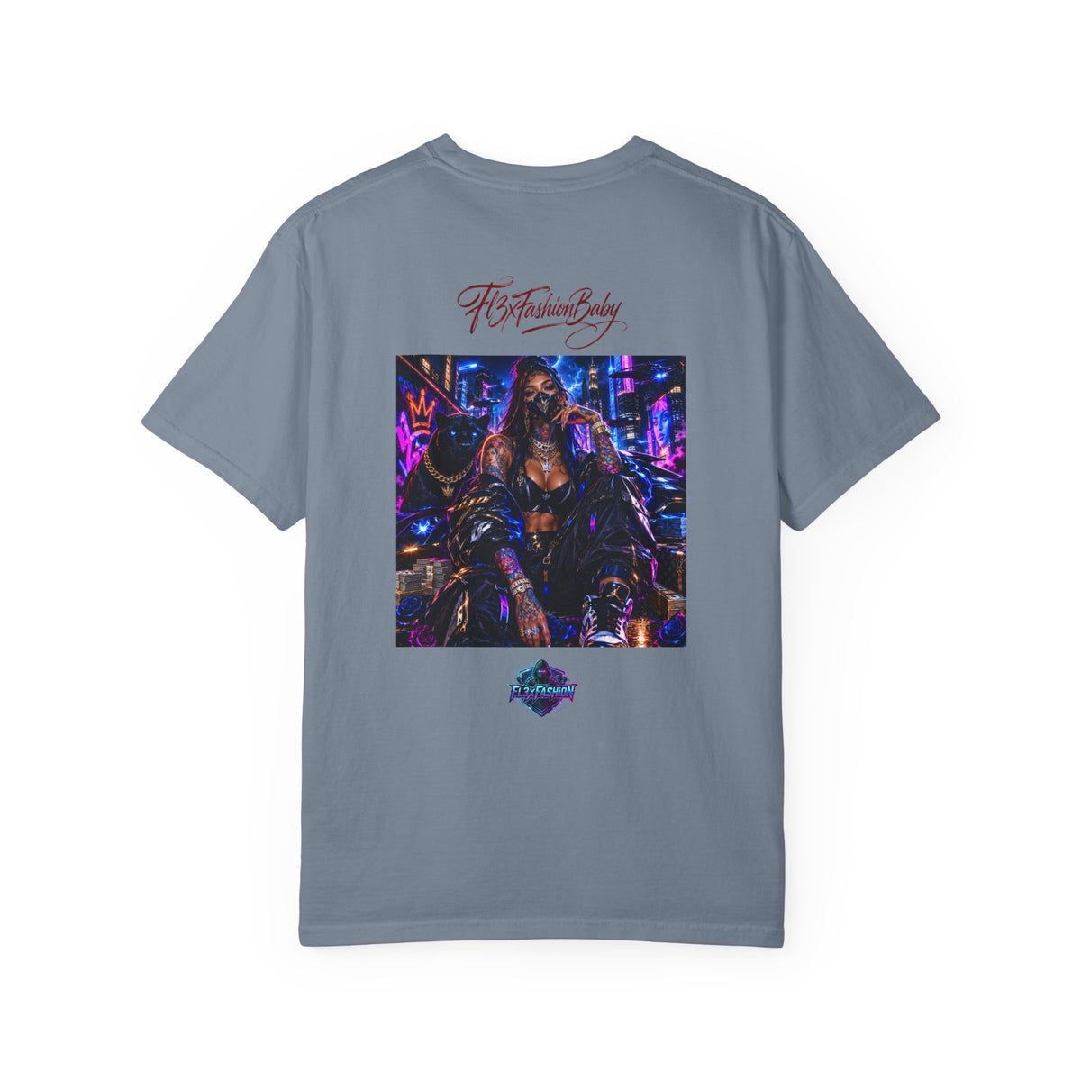 Cyberpunk Nightlife T‑Shirt — “The Fashion Baby” Graphic Tee