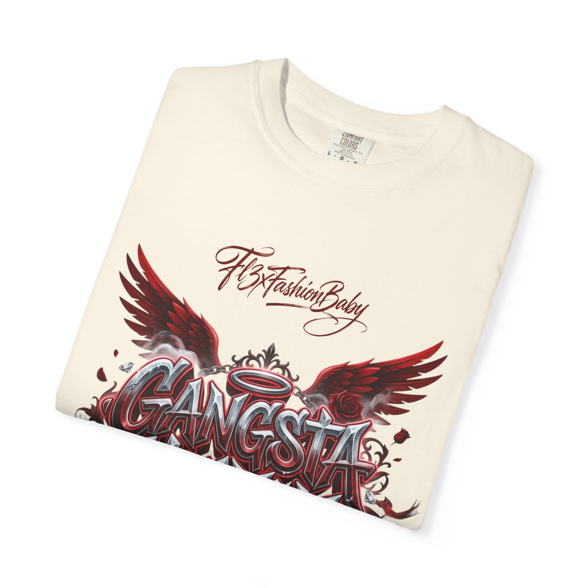 Gangsta Heaven Graphic T-Shirt — Scripted Front & Vertical Kanji Back