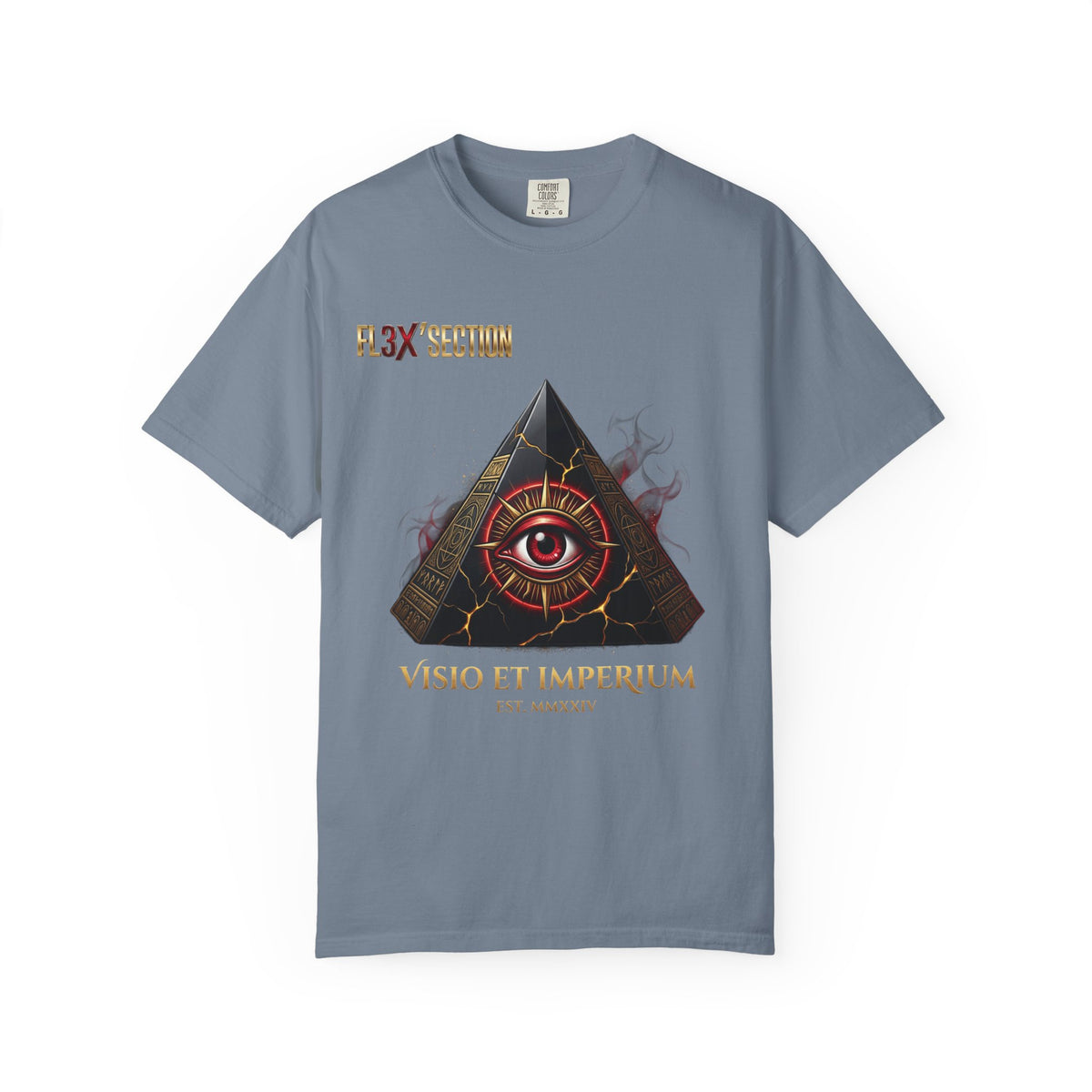All-Seeing Eye Pyramid T-Shirt — "Visio Et Imperium" Graphic Tee