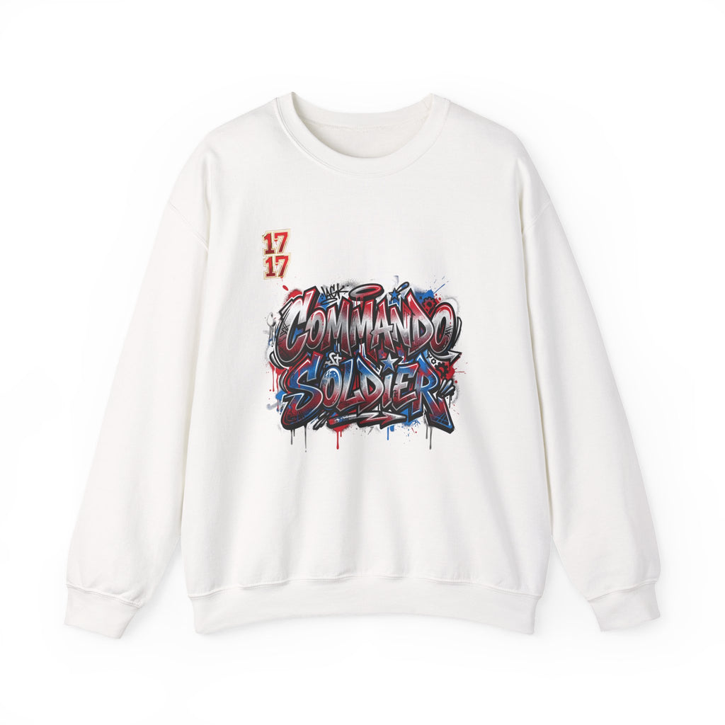 Commando Soldier Crewneck Sweatshirt — Graffiti Military Style
