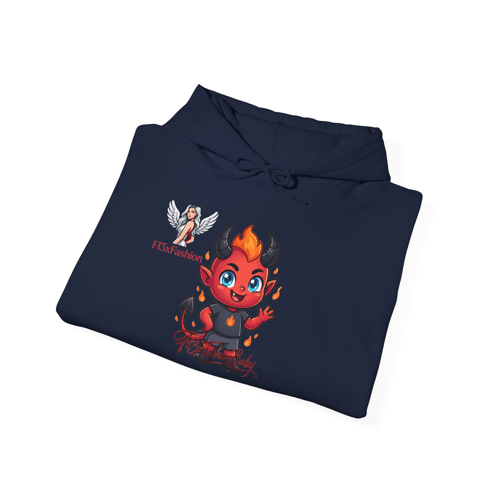 Cute Little Devil Hoodie — Playful Red Demon Graphic Sweatshirt